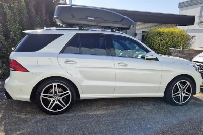 Dachbox mit Trägern mieten für Mercedes GLE in Mainz