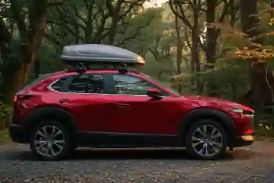 Dachbox auf einem Mazda CX-30