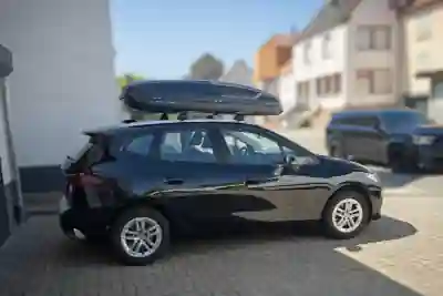 Dachbox auf BMW Active Tourer von uns montiert