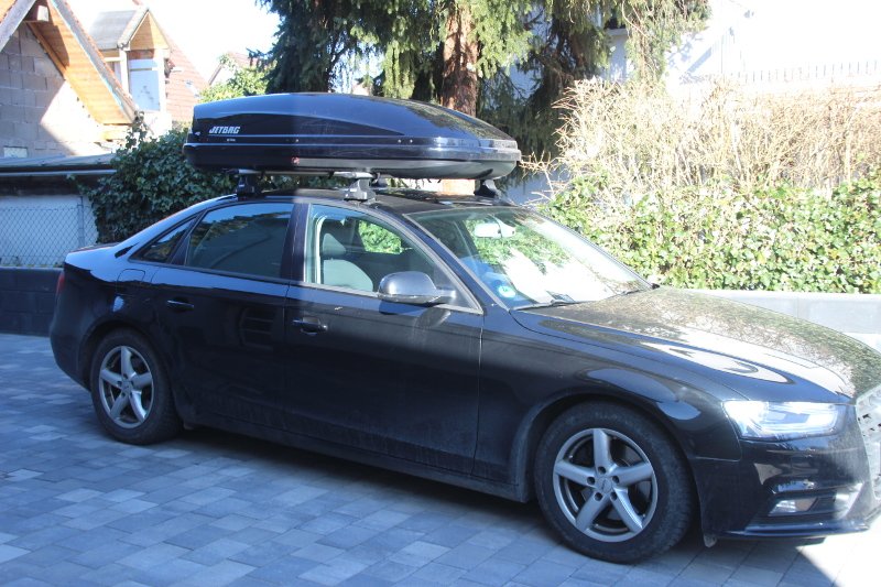 Dachbox 420 Liter auf einem Audi A4