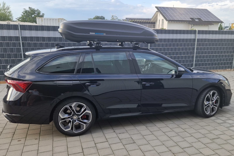 Spesbach - eine 430-Liter Dachbox auf einem Skoda Octavia Kombi