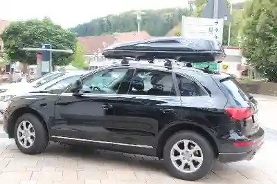 Mettenheim: eine HAPRO-Dachbox mit 530 Liter Volumen auf einem Audi Q5