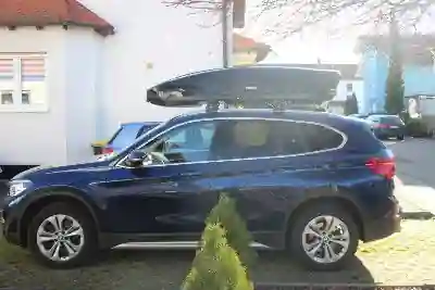 Dachbox auf BMW X1 in Pfungstadti